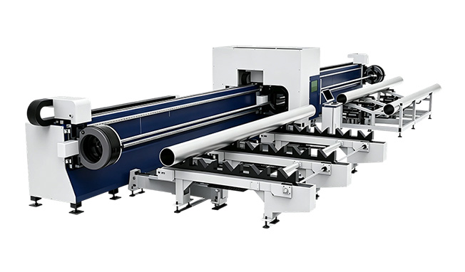 Zero Tailing 3-Chucks Fiber Laser Tube Schneidmaschine